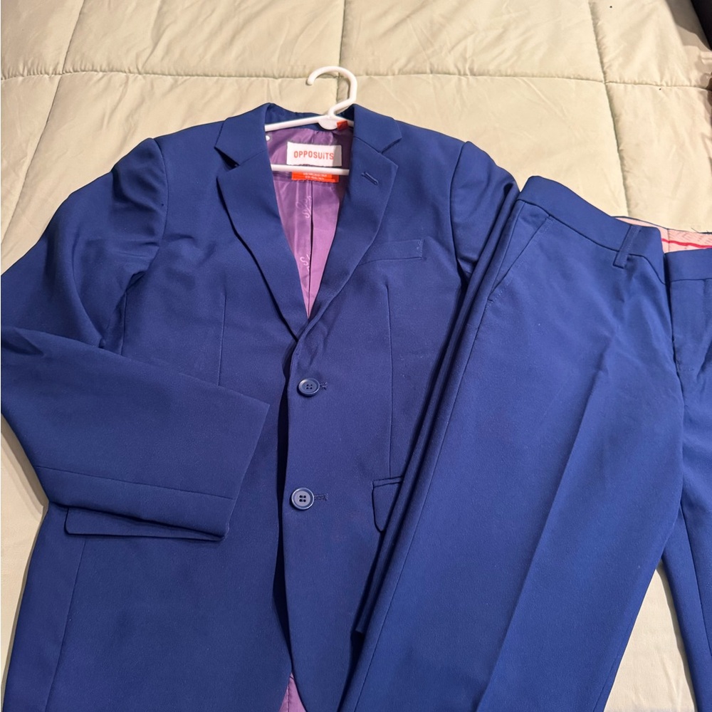 OppoSuits Boys Vibrant Blue Suit